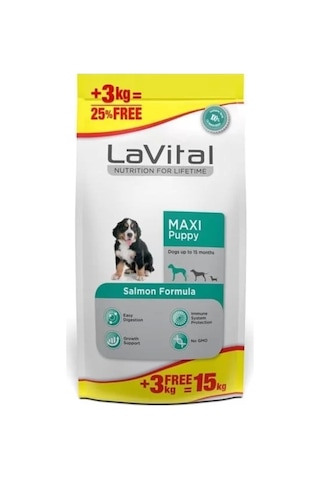 Büyük Irk Somonlu Yavru Köpek Maması 15 Kg