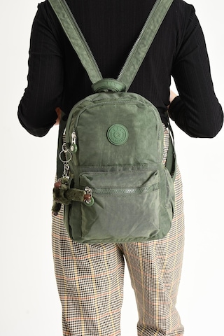 Hem Sırt Hem Göğüs Spor Genç Kadın Çantası Yeşil Model: 571-8c - Yeşil