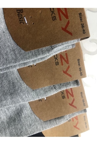 12 Çift Bambu Kadın Dikişsiz Soket Çorap 4 Mevsim Dayanıklı Topuk-36 - 40 Çok Renkli