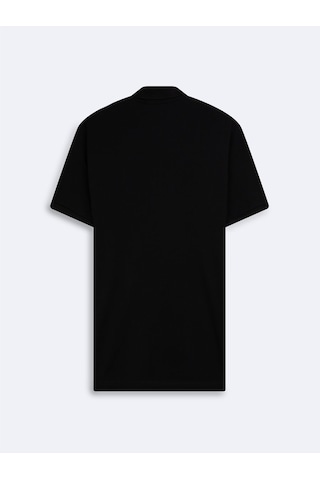 LTB Basic Pike Polo Yaka Siyah T-shırt
