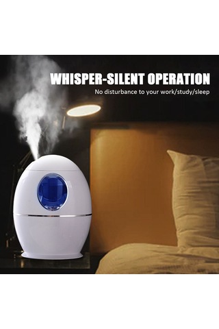 Wezone 800ml Üstten Doldurmalı Sessiz Nemlendirici: Renkli Işık, Ayarlanabilir Püskürtme Modları İle Yatak Odası/ofis İçin Kolay Kullanım