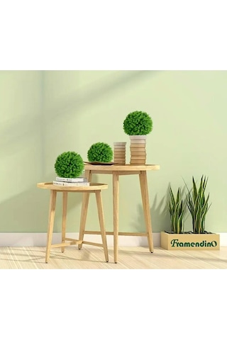 Byshome Dekoratif Top Şimşir 28 Cm Yeşil