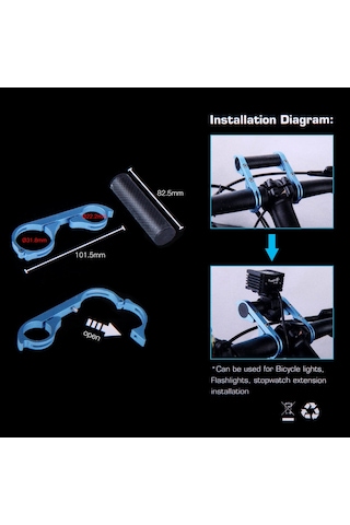 Hombey Karbondioksit Ve Alüminyum Bileşik Bisiklet Çubuğu Genişletici, 31.8/22.2mm Çaplı, Siyah Siyah