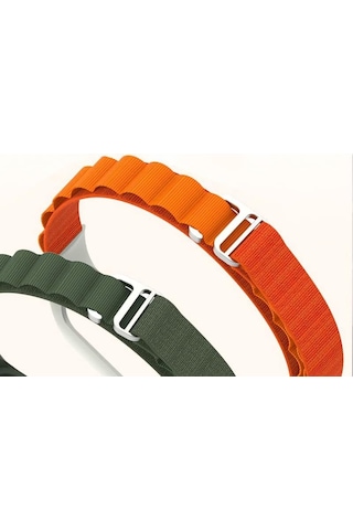Xiaomi Mi Band 3/4/ 5/6 Ve Band 7 İle Uyumlu Akıllı Bileklik Kaliteli Yedek Saat Kordonu Çift Katmanlı Kumaş
