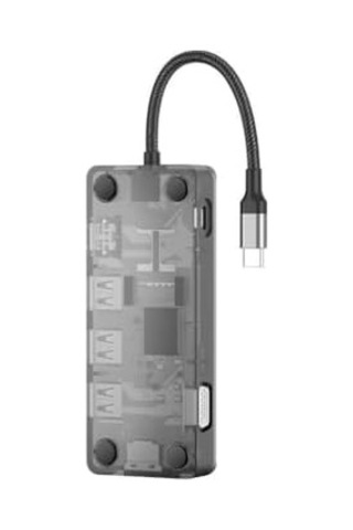 100w 7in1 Usb-c Hub Adaptör Hb-12