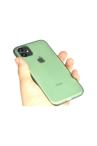Apple Uyumlu iPhone 11 Kılıf Ultra İnce Hayalet Sert Kapak