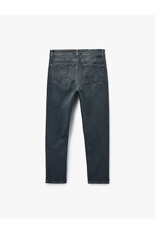 Koton Normal Bel Pamuklu Slim Fit Jean Pantolon - Brad Jean İndigo Stone 6wam40234nd İndigo - Taş
