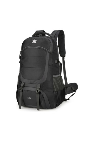 Ebitda 85l Su Geçirmez Sırt Çantası - Kamp, Yürüyüş Ve Seyahat İçin Siyah Siyah