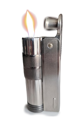 Benzinli Muhtar Çakmağı Gunmetal Imco Avusturya Triplex-super 370