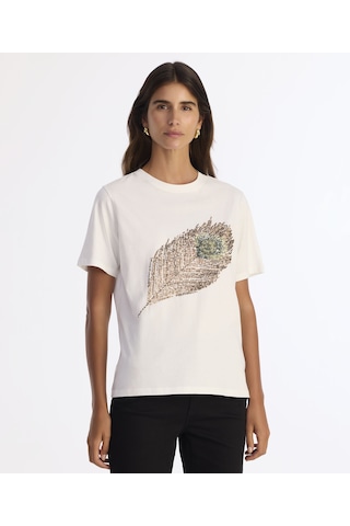 Yargıcı Regular Bisiklet Yaka Kısa Kol T-shirt 25kkts9014x 002 Beyaz