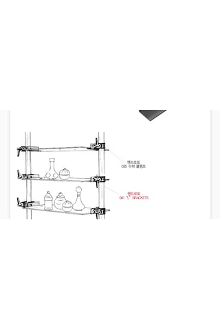 Manfrotto 041 L-bracket Shelf Holders 035 Clamp İçin - Çift