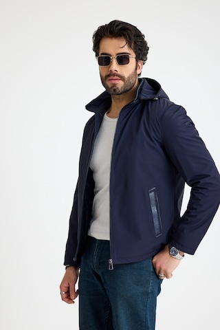 Franko Armondi Klasik Erkek Deri Ceket E52-kd-2908-24141 Lacivert