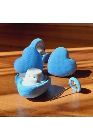 Yorgan,nevresim, Sabitleyici 4adet -mavi