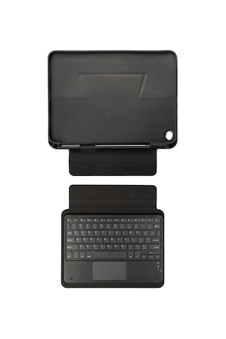 Samsung Galaxy Uyumlu Tab A8 10.5 Sm-x200 X205 X207 Kılıf Kablosuz Klavyeli Kılıf Mobax Türkçe Klavye