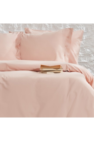 Yataş Bedding Plain Battal Boy Ranforce Nevresim Takımı - Blush Taş
