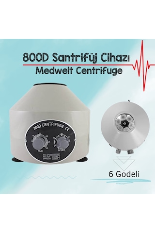 Medwelt 800D 6 Tüp Kapasiteli Santrifüj Cihazı Medwelt 800D 6 Tüp Kapasiteli Santrifüj Cihazı