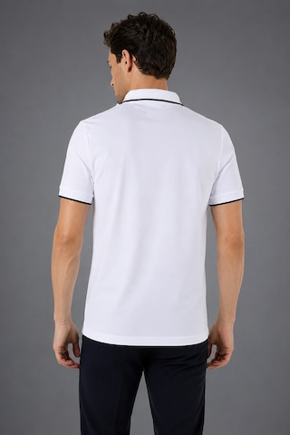 Bisse Beyaz Çerçeve Polo Yaka Fermuarli T-shirt Ts26y26102 D01