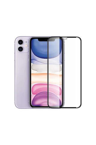 Apple Uyumlu iPhone 12 Mini 9D Tam Kaplayan Cam Ekran Koruyucu