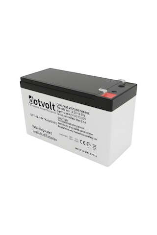 Dotvolt 12v 7ah Kuru Akü Bakımsız Akü Ups Alarm Güvenlik Sistemleri