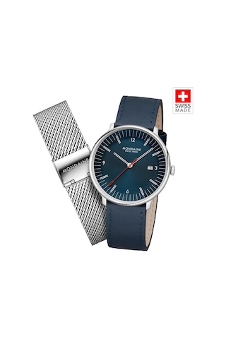 Mondaıne Doppıo Mle.41240.lqv.set Erkek Kol Saati Metalik Gri