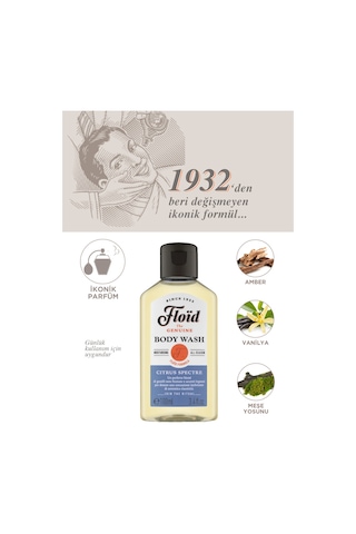 Floid Erkek Duş Jeli & Şampuan 2 Li Set 100 Ml + 100 Ml Cildi Kurutmadan Temizleyen Günlük Bakım Karışık Meyve