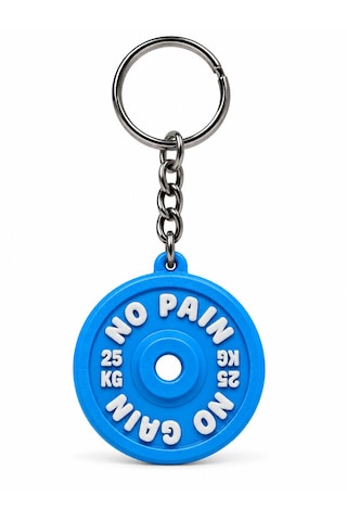 25kg Ağırlık Plakası Anahtarlık - No Paın No Gaın Mavi
