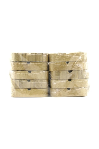 İbico İ22-399 Küllük 10cm Kare Ahşap Bambu - 10'li Paket
