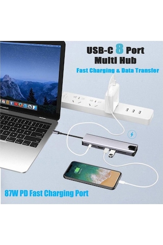 Daytona Cf55 Apple Uyumlu MacBook Android Çevirici Hub Adaptör