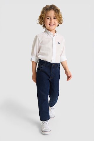 U.s. Polo Assn. Erkek Çocuk Beyaz Gömlek Basic 50324683-vr013