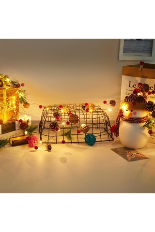 Ranyeek Yeni Noel Gövde Işık Zinciri, 2m 20 Led, Gövde-sarmısak Dekorasyon, 3 Pil İle Çalışır, Kreatif Ev Dekoru Diğer