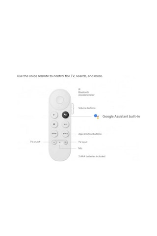 Maiyame Google Chromecast Yedek Uzaktan Kumanda 4k Google Tv Ses Bluetooth Ir Uzaktan Kumanda Uzaktan Kumanda
