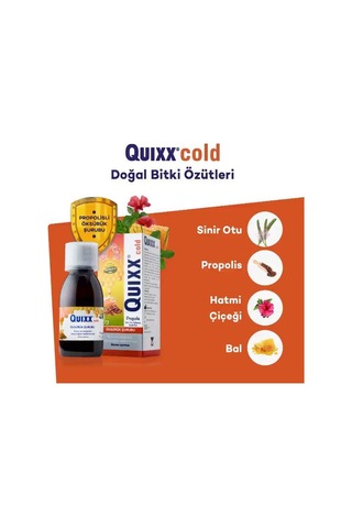 Quixx Cold Propolis Şurup 3x100 ML