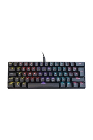 Summoner Mini Rgb Mekanik Gaming Klavye Blue Switch Türkçe Q Kablolu Siyah Kompakt