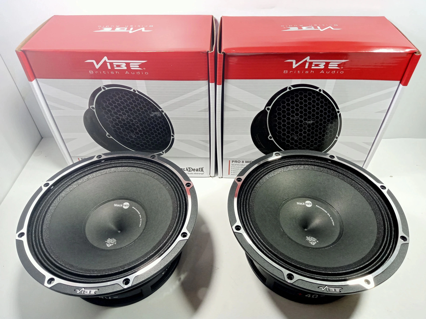 Vibe 20cm Midrange - Vıbe Ölüm Serisi 675w 225rms Midrange 20cm - Vıbe Bdpro8m-v9 Blackdeath Midrang