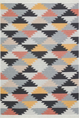 Multy Yıkanabilir Çift Taraflı Modern Desenli Dokuma Kilim