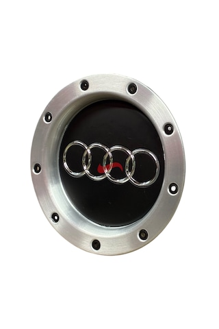 Audi A4 S4 1999 - 2008 Jant Göbek Arması Kapağı Siyah Renk 8d0601165s Adet ı