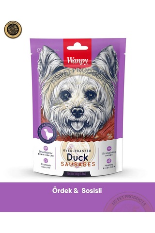 Wanpy Ördek Etli Sosis 100 Gram Köpek Ödülü