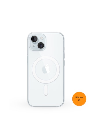 Teknoway Apple, Uyumlu iPhone 15 Magshield Kılıf Şeffaf