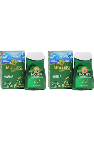 Möllers Omega 3 Takviye Edici Gıda 60 Yumuşak Kapsül 2 Adet