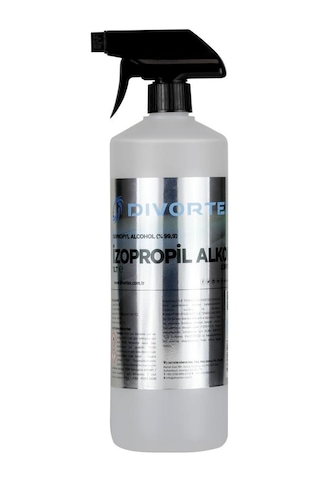Divortex Ipa Izopropil Alkol C3H70H % 99.9 Saflık 1 Lt.