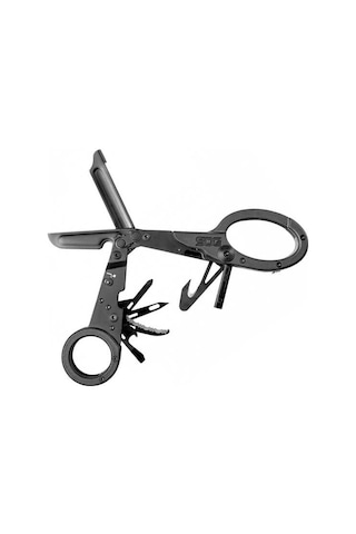 Sog Kamp Parashears Multitool Çok Amaçlı 11 İşlev Makas Siyah Siyah