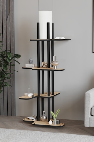 Ravilo Smyrna Raflı Lambader Meşe