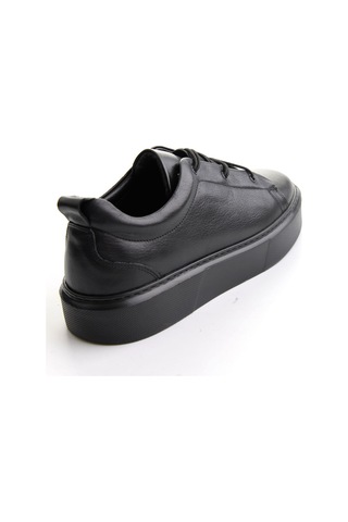 Bambi Siyah Napa Hakiki Deri Erkek Sneaker E01803413343