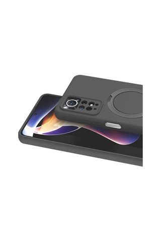 Newface - 584 - Xiaomi Redmi Note 12 Pro 4g Regal Magsafe Standlı Kapak - - Csmo-tex - Titan Gri Diğer