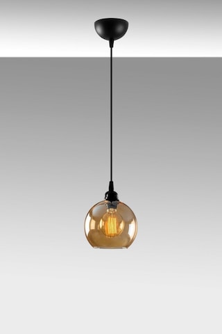 Opvik Salon - Mutfak - Yatak Odası Siyah Renk Bal Rengi Camlı Sarkıt Tekli Avize 15cm Çap Diğer Opvik Salon - Mutfak - Yatak Odası Siyah Renk Bal Rengi Camlı Sarkıt Tekli Avize 15cm Çap Diğer