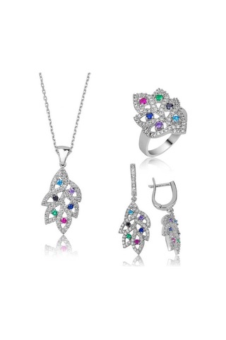 Gümüş Renkli Kadın Set (103644937)