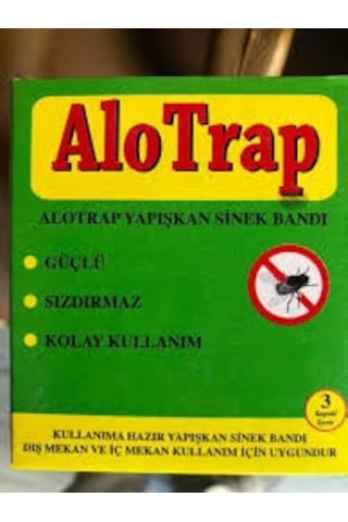 Alotrap Yapışkanlı Sinek Bandı Karasinek Tuzak Bandı 3'Lü Paket N11.7754