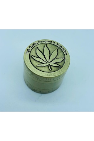 Yaprakdesenli Çelik Metal 3parça Tutun Öğütücü Grinder//30mm--g25
