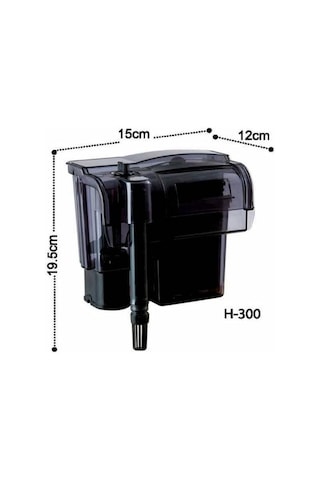 Dophin Askı H300 Şelale Filtre 360 L/H