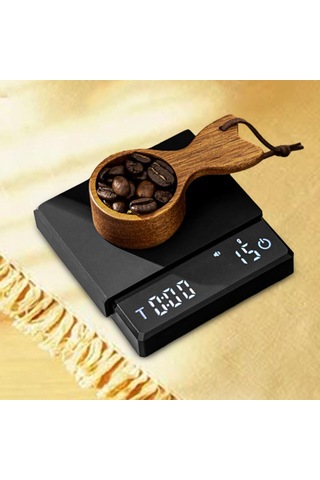 Suntek Mutfak Kahve Terazisi Yeni Eve Taşınma Hediyeleri Siyah Siyah